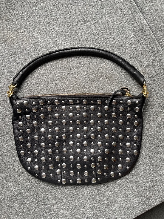 Clare V Handbags - Clare V. Black Studded Petite Moyen